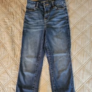 American Eagle Dark Blue Denim Jegging Size 0